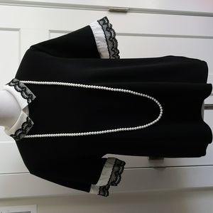 Karl Lagerfeld Black & White Top
